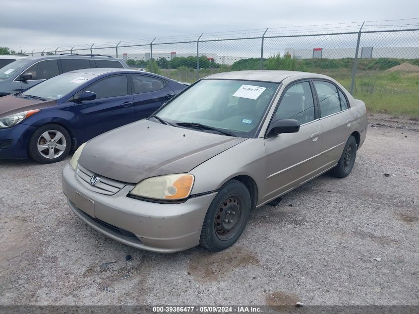 2002 Honda Civic Lx VIN: 2HGES16622H508228 Lot: 39386477