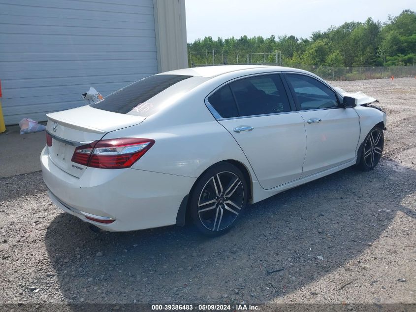 2016 Honda Accord Sport VIN: 1HGCR2F55GA154632 Lot: 39386483