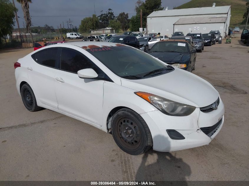 2013 Hyundai Elantra Gls VIN: 5NPDH4AE4DH200707 Lot: 39386484