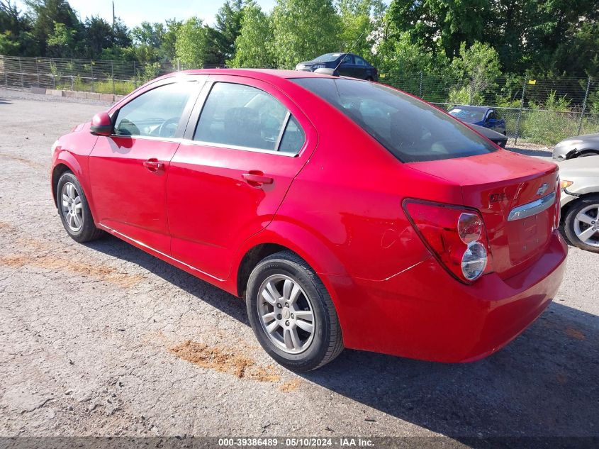 2015 Chevrolet Sonic Lt Auto VIN: 1G1JC5SH9F4216872 Lot: 39386489