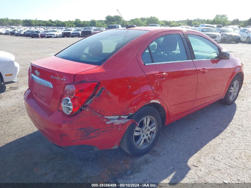 2015 Chevrolet Sonic Lt Auto VIN: 1G1JC5SH9F4216872 Lot: 39386489