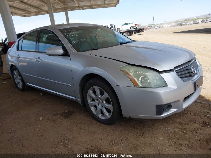 2007 Nissan Maxima 3.5 Sl VIN: 1N4BA41EX7C853558 Lot: 39386653