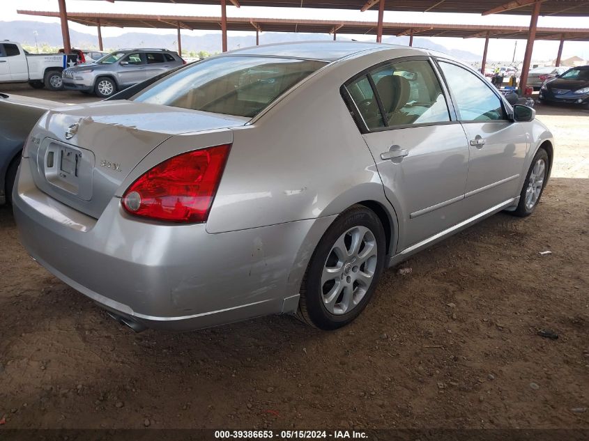 2007 Nissan Maxima 3.5 Sl VIN: 1N4BA41EX7C853558 Lot: 39386653