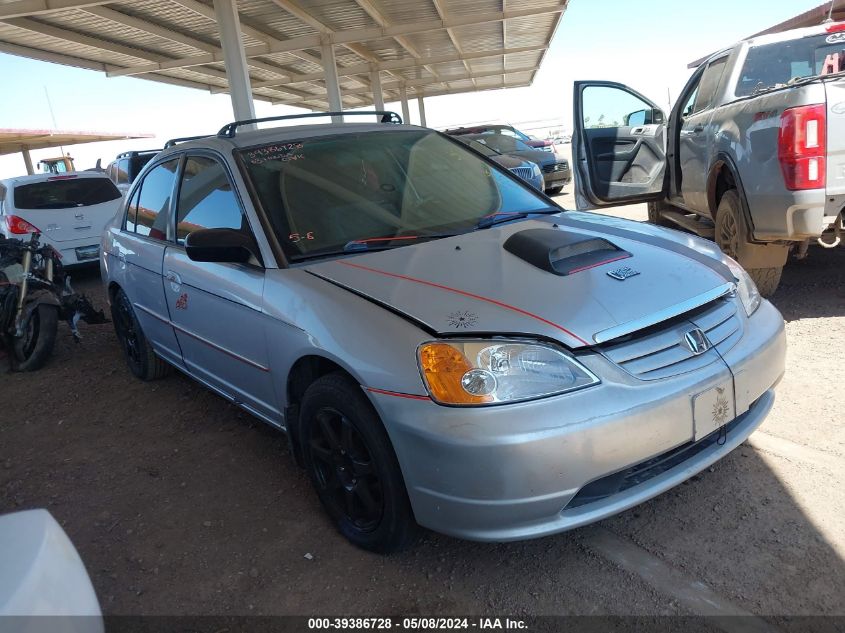 2003 Honda Civic Lx VIN: 1HGES16593L020289 Lot: 39386728