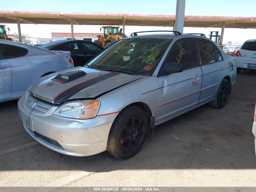 2003 Honda Civic Lx VIN: 1HGES16593L020289 Lot: 39386728