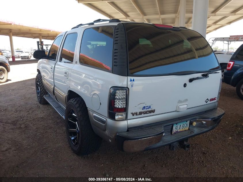 2001 GMC Yukon Sle VIN: 1GKEK13T61J160766 Lot: 39386747