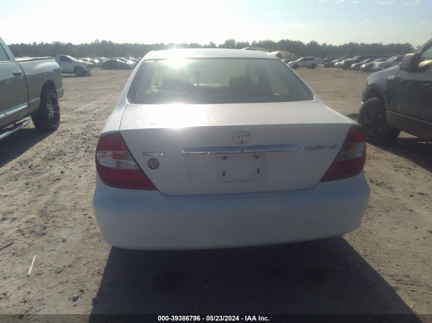 2003 Toyota Camry Le VIN: 4T1BE32K93U134363 Lot: 39386796