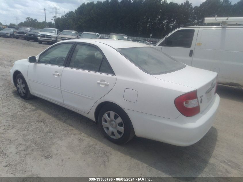 2003 Toyota Camry Le VIN: 4T1BE32K93U134363 Lot: 39386796