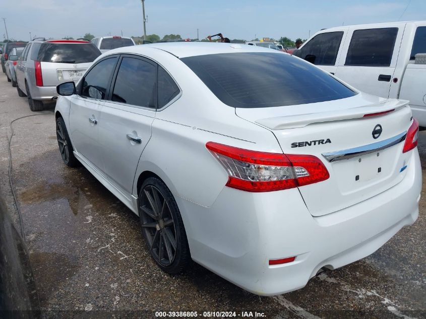 2014 Nissan Sentra Sr VIN: 3N1AB7AP3EY255891 Lot: 39386805