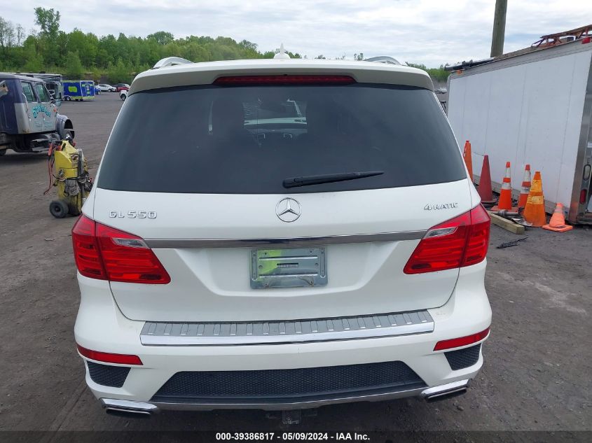 2015 Mercedes-Benz Gl 550 4Matic VIN: 4JGDF7DEXFA547063 Lot: 39386817