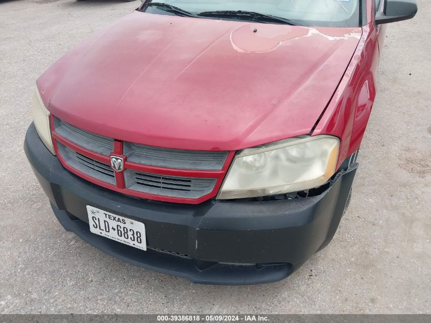 2008 Dodge Avenger Se VIN: 1B3LC46K28N613466 Lot: 39386818