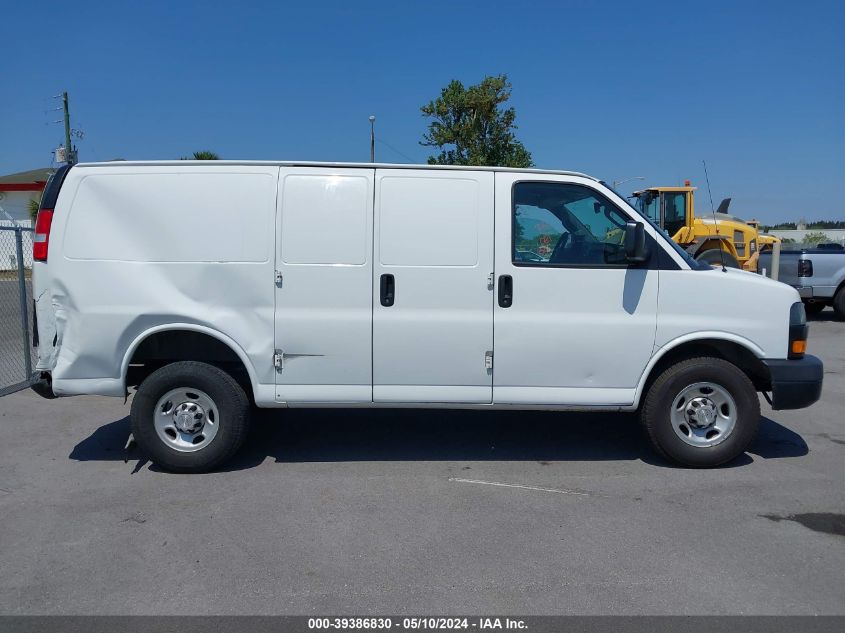 2020 Chevrolet Express Cargo Rwd 2500 Regular Wheelbase Wt VIN: 1GCWGAFP3L1163904 Lot: 39386830