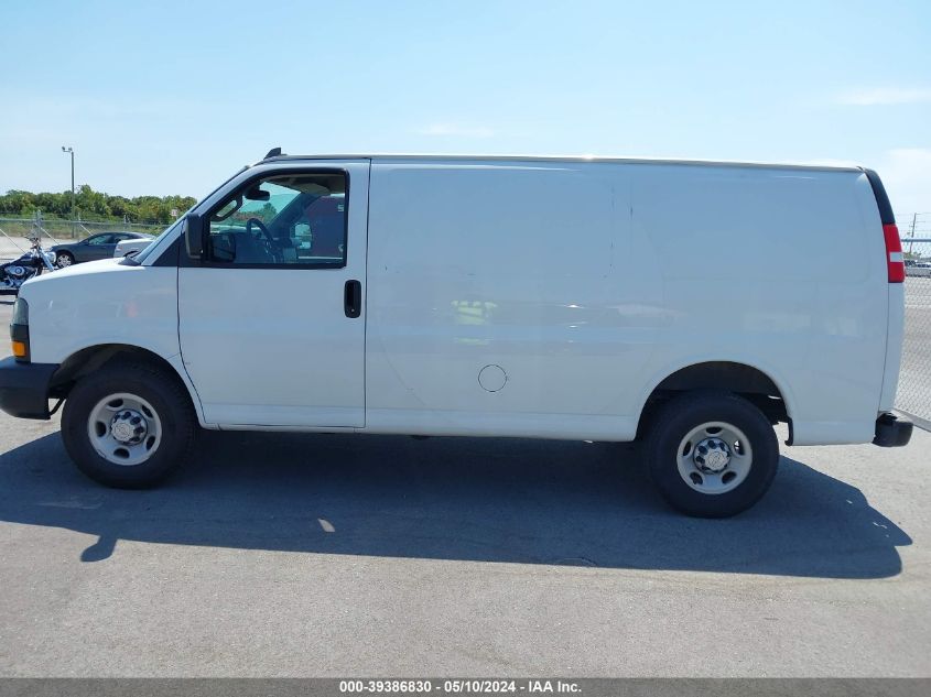 2020 Chevrolet Express Cargo Rwd 2500 Regular Wheelbase Wt VIN: 1GCWGAFP3L1163904 Lot: 39386830