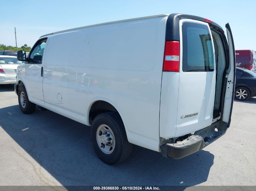 2020 Chevrolet Express Cargo Rwd 2500 Regular Wheelbase Wt VIN: 1GCWGAFP3L1163904 Lot: 39386830