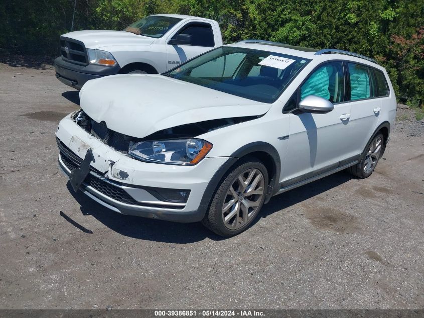 2017 Volkswagen Golf Alltrack Tsi S/Tsi Se/Tsi Sel VIN: 3VWH17AU4HM540693 Lot: 39386851