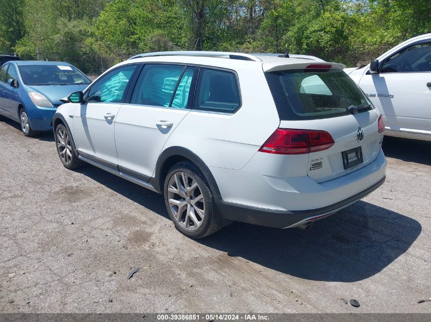 2017 Volkswagen Golf Alltrack Tsi S/Tsi Se/Tsi Sel VIN: 3VWH17AU4HM540693 Lot: 39386851