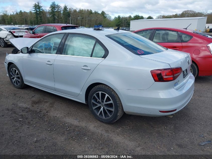 2017 Volkswagen Jetta 1.4T Se VIN: 3VWDB7AJ2HM252768 Lot: 39386863