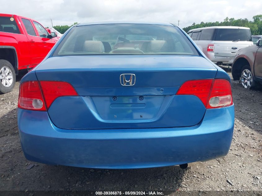 2007 Honda Civic Lx VIN: 1HGFA16557L055702 Lot: 39386875