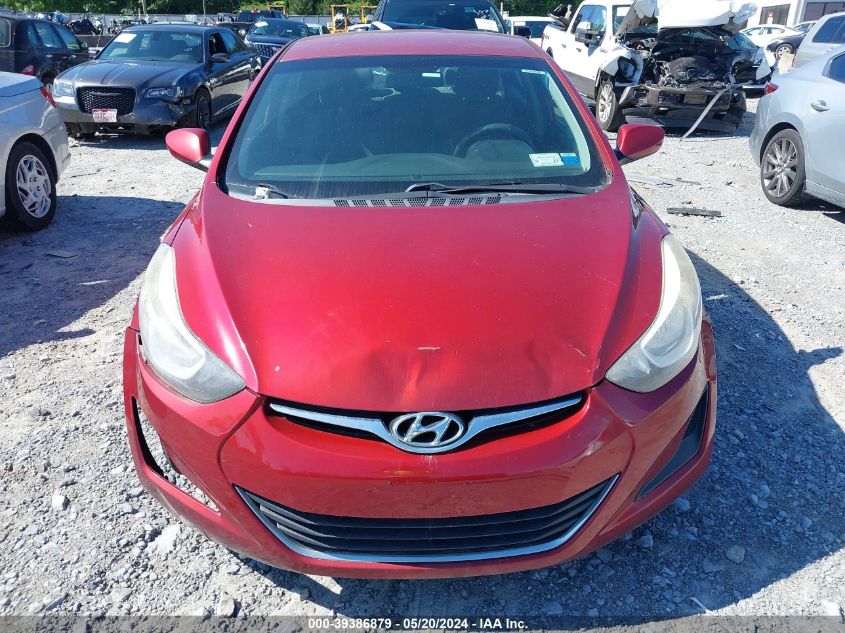 2015 Hyundai Elantra Se VIN: 5NPDH4AE2FH576261 Lot: 39386879