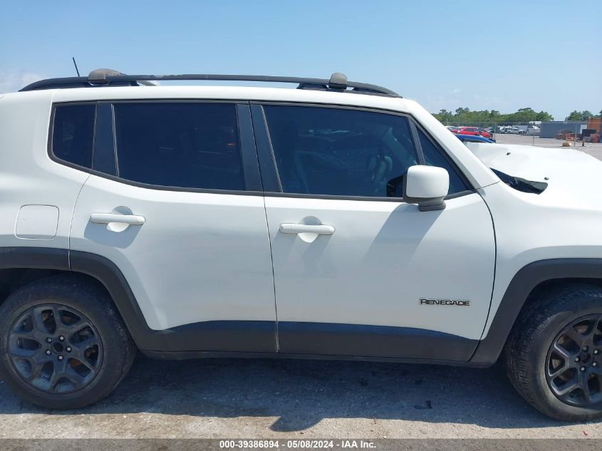 2018 Jeep Renegade Latitude Fwd VIN: ZACCJABB4JPJ33285 Lot: 39386894