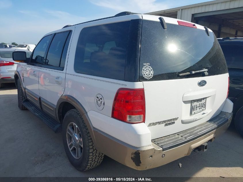 2003 Ford Expedition Eddie Bauer VIN: 1FMFU17L83LB14525 Lot: 39386916