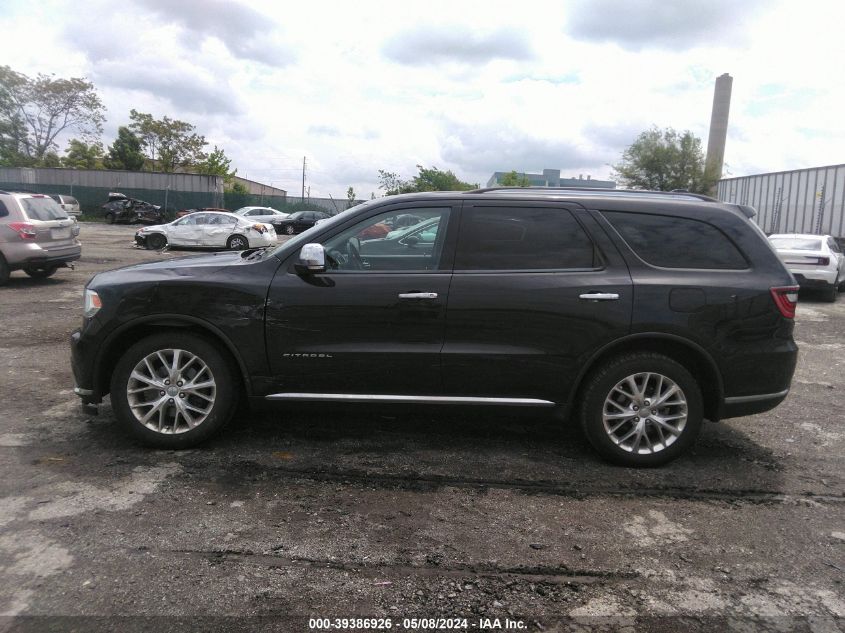 2015 Dodge Durango Citadel VIN: 1C4RDJEG7FC870052 Lot: 39386926