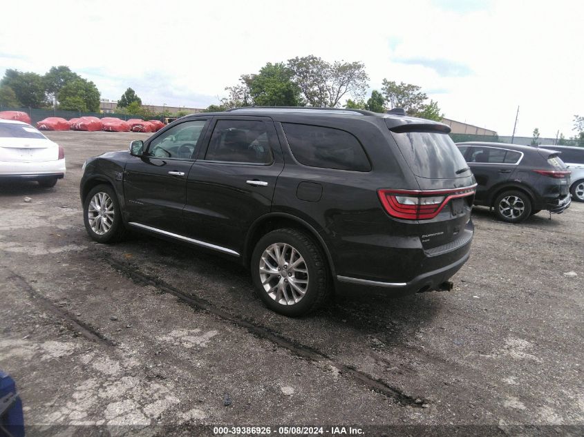 2015 Dodge Durango Citadel VIN: 1C4RDJEG7FC870052 Lot: 39386926