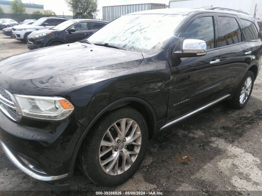 2015 Dodge Durango Citadel VIN: 1C4RDJEG7FC870052 Lot: 39386926