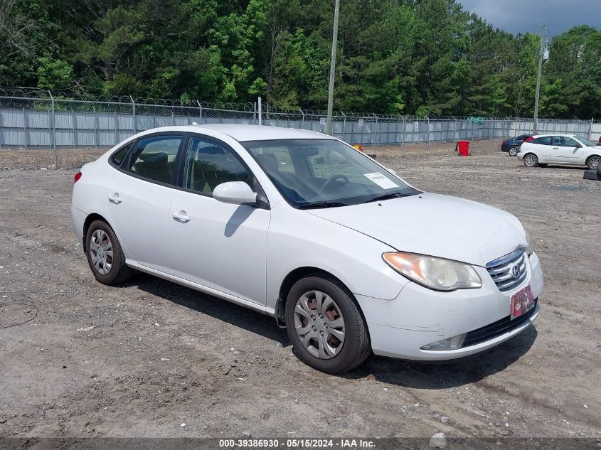 2010 Hyundai Elantra Gls VIN: KMHDU4AD1AU991293 Lot: 39386930