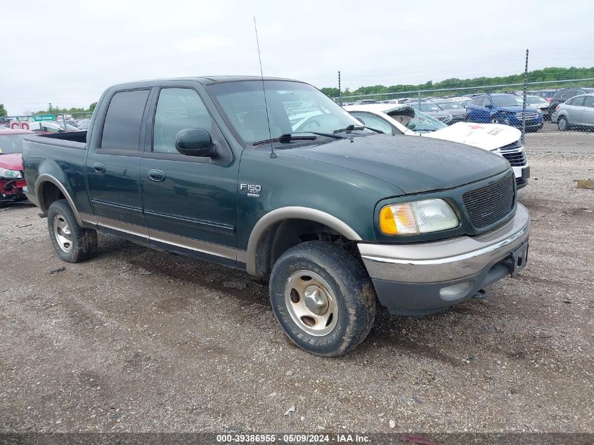 2002 Ford F-150 Lariat/Xlt VIN: 1FTRW08672KA57074 Lot: 39386955