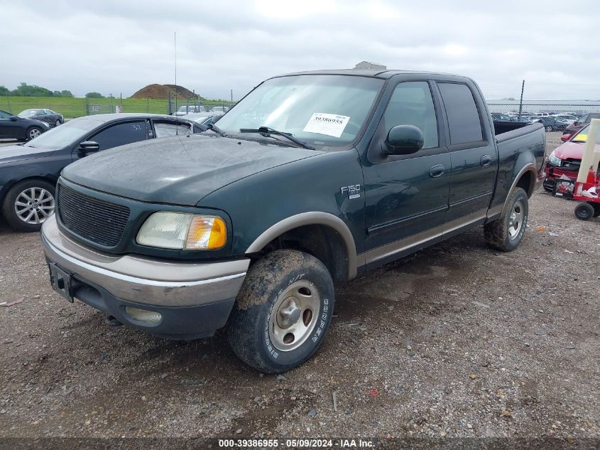 2002 Ford F-150 Lariat/Xlt VIN: 1FTRW08672KA57074 Lot: 39386955