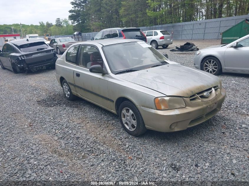 2000 Hyundai Accent L VIN: KMHCF35G3YU012422 Lot: 39386967