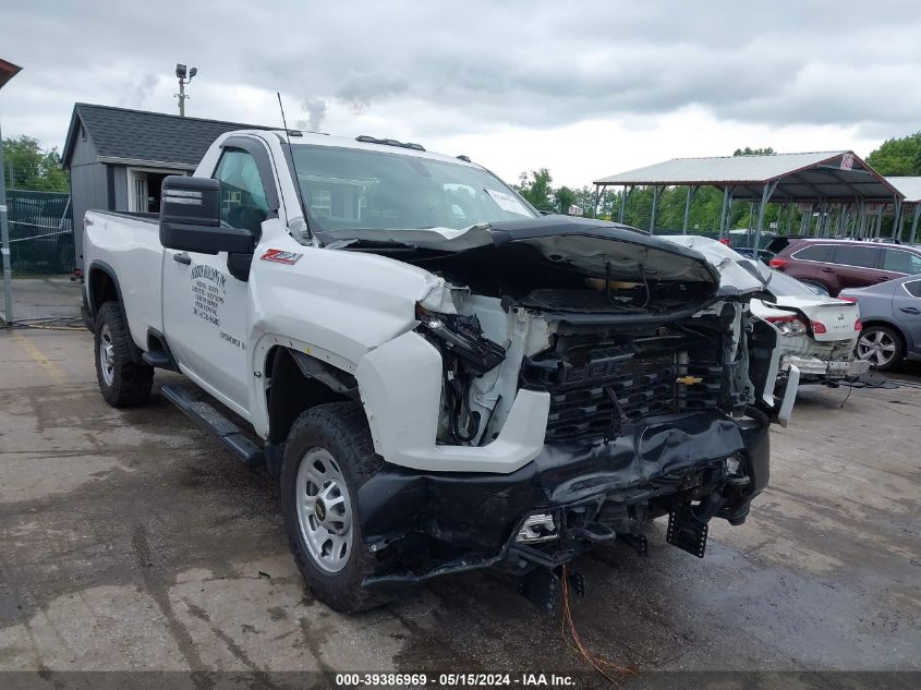 2021 Chevrolet Silverado 3500Hd 4Wd Regular Cab Long Bed Wt VIN: 1GC3YSE72MF296472 Lot: 39386969