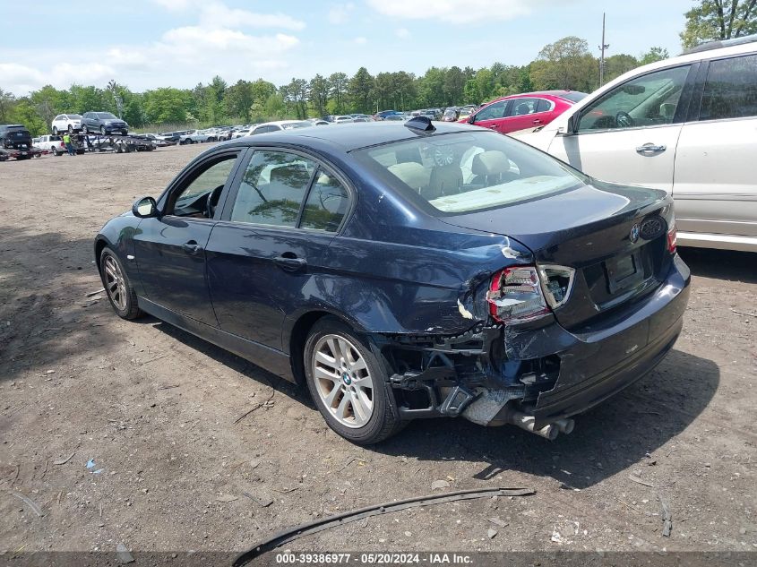 2007 BMW 328I VIN: WBAVA37537NE26879 Lot: 39386977