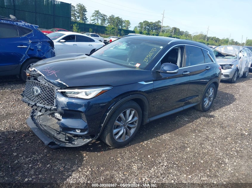 2020 Infiniti Qx50 Luxe Awd VIN: 3PCAJ5M35LF114665 Lot: 39386987