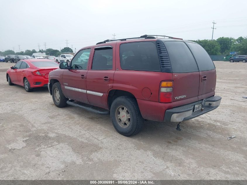 2002 GMC Yukon Sle VIN: 1GKEC13V32R176568 Lot: 39386991