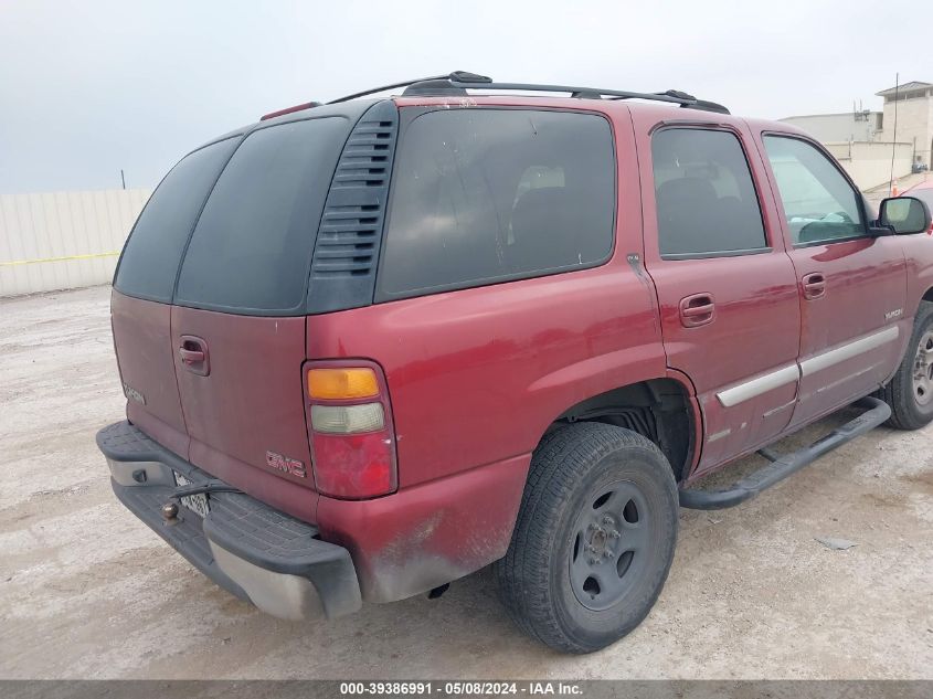 2002 GMC Yukon Sle VIN: 1GKEC13V32R176568 Lot: 39386991