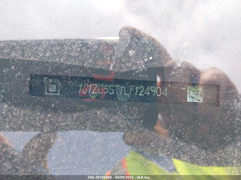 2020 Chevrolet Malibu Fwd Lt VIN: 1G1ZD5ST1LF124904 Lot: 39386999