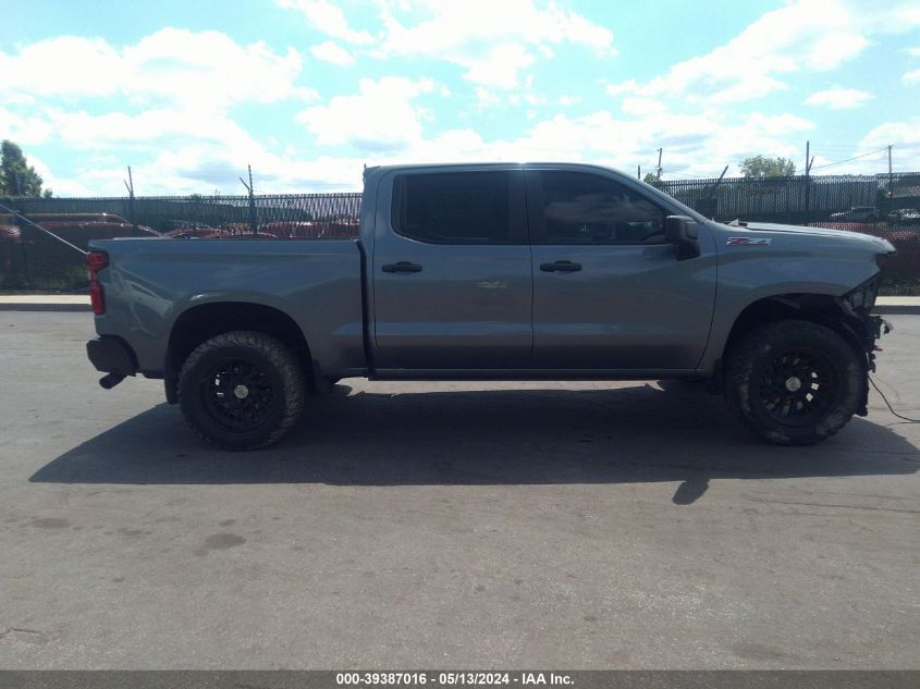 2021 Chevrolet Silverado 1500 4Wd Short Bed Custom Trail Boss VIN: 1GCPYCEF8MZ237164 Lot: 39387016