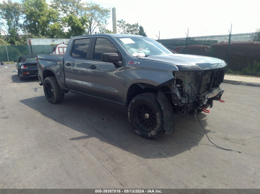 2021 Chevrolet Silverado 1500 4Wd Short Bed Custom Trail Boss VIN: 1GCPYCEF8MZ237164 Lot: 39387016