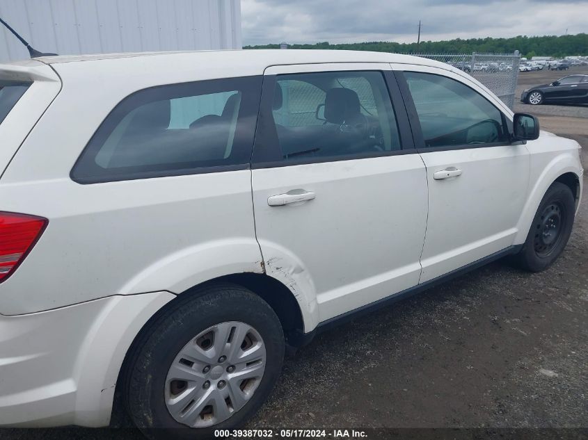 2014 Dodge Journey American Value Pkg VIN: 3C4PDCAB5ET192790 Lot: 39387032