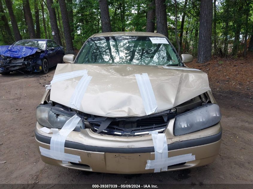 2005 Chevrolet Impala VIN: 2G1WF52E459312441 Lot: 39387039