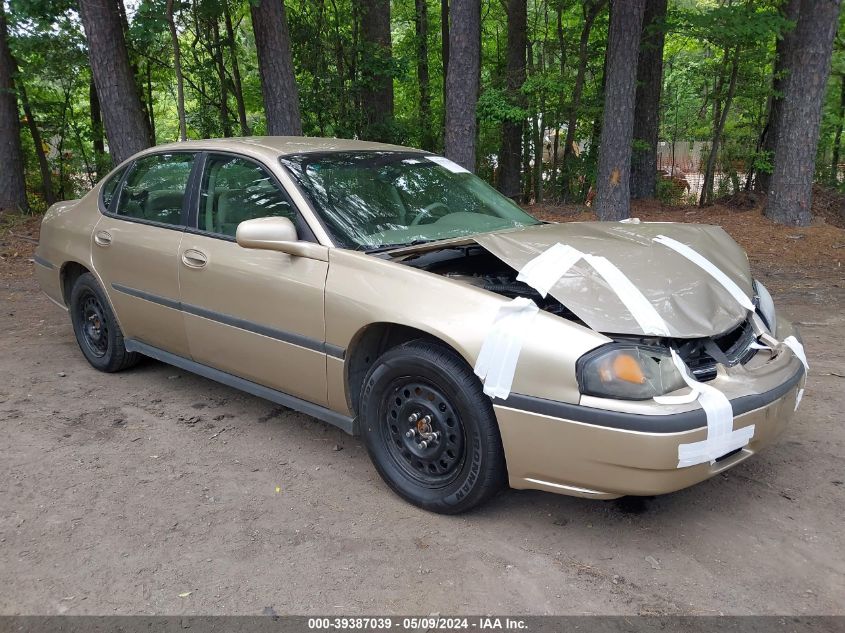 2005 Chevrolet Impala VIN: 2G1WF52E459312441 Lot: 39387039