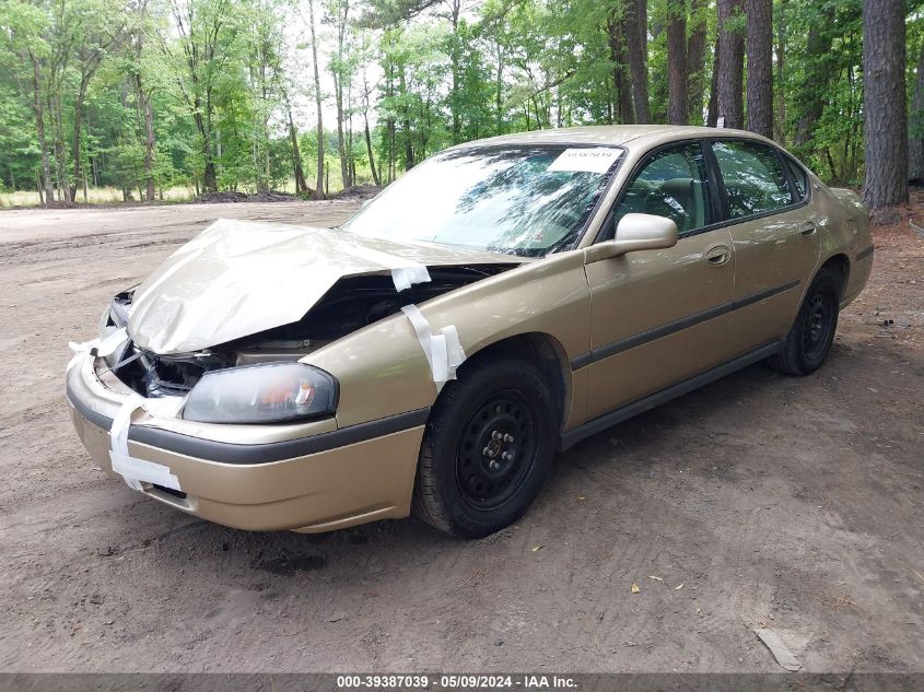 2005 Chevrolet Impala VIN: 2G1WF52E459312441 Lot: 39387039