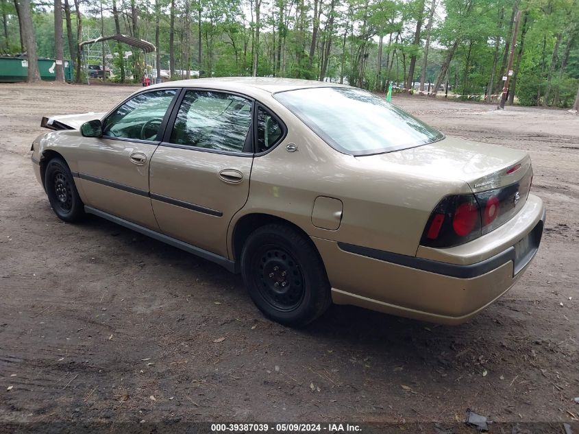 2005 Chevrolet Impala VIN: 2G1WF52E459312441 Lot: 39387039