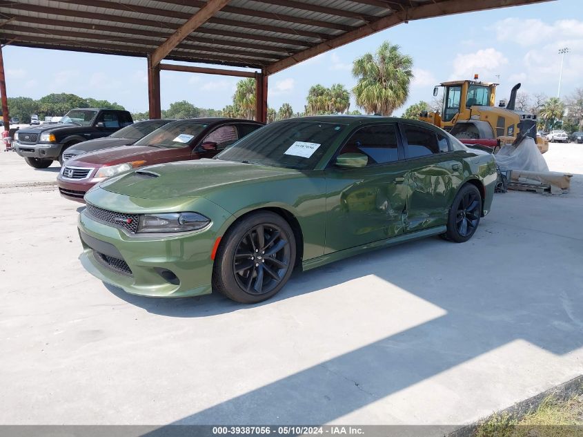 2021 Dodge Charger Gt Rwd VIN: 2C3CDXHG3MH656257 Lot: 39387056