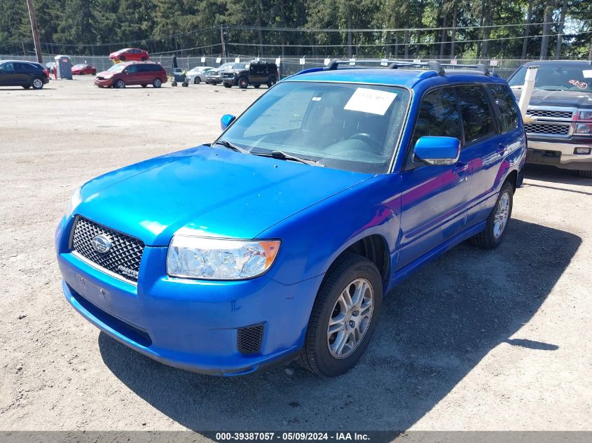 2008 Subaru Forester Sports 2.5X VIN: JF1SG66688H727442 Lot: 39387057