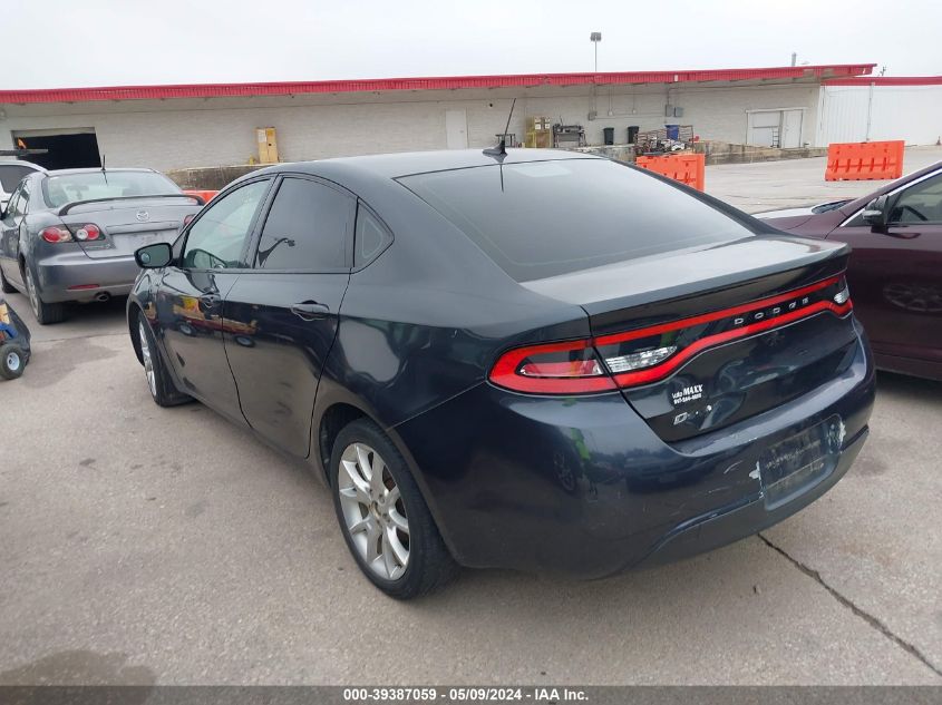 2013 Dodge Dart Sxt VIN: 1C3CDFBA5DD153678 Lot: 39387059