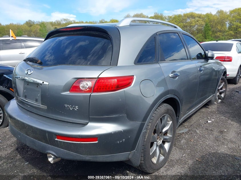 2004 Infiniti Fx45 VIN: JNRBS08W24X404247 Lot: 39387061
