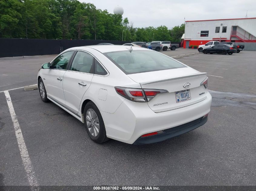 2016 Hyundai Sonata Hybrid Se VIN: KMHE24L16GA033418 Lot: 39387062